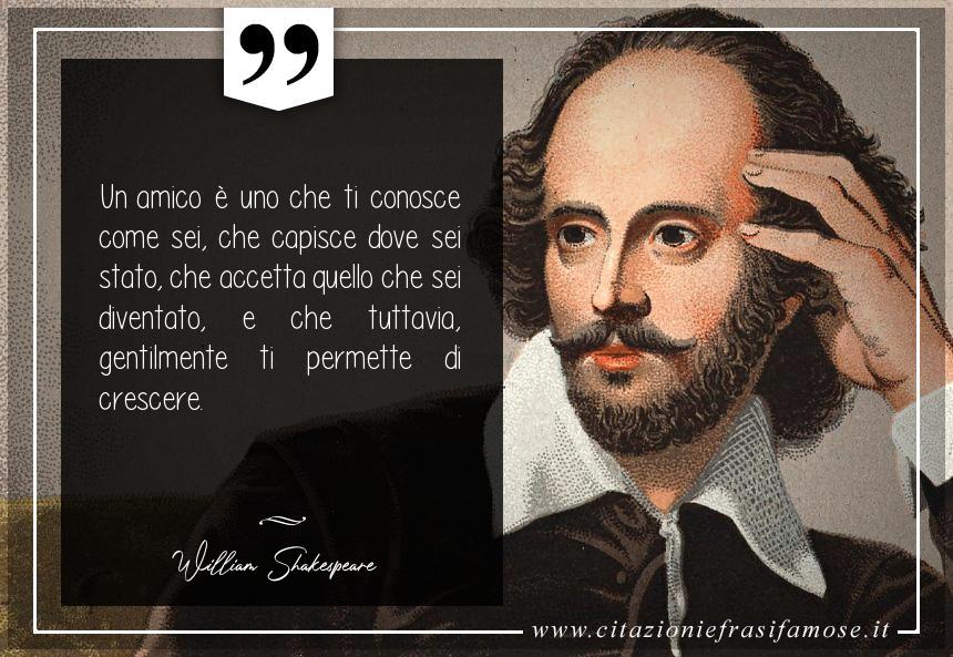 Un amico è uno che ti conosce come sei, che capisce dove sei stato, che accetta quello che sei diventato, e che tuttavia, gentilmente ti permette di crescere.