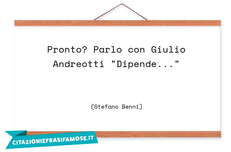 Una citazione di Stefano Benni by citazioniefrasifamose.it